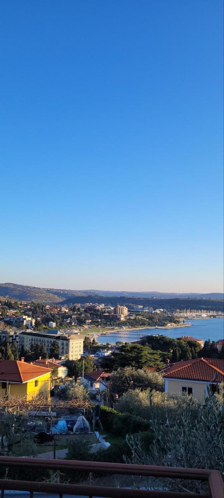 Panoramic View Near The Beach In Portotoz+P Apartment Portoroz Bagian luar foto